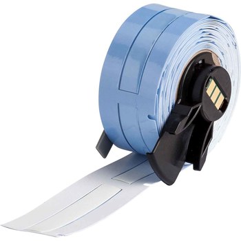 Picture of Brady PermaSleeve White Polyolefin Thermal Transfer M6-187-2-342-WT-R Heat Shrink Wire & Cable Labels (Main product image)