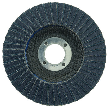 Weiler Tiger X Angled Flap Disc 51202 - 4-1/2 in - Coarse