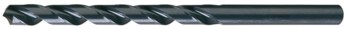 Round Shank Pack of 10 44 Size Spiral Flute 118 Degrees Radial Point Cleveland C08635 High-Speed Steel General Purpose Taper Length Drill Bit Steam Oxide Finish
