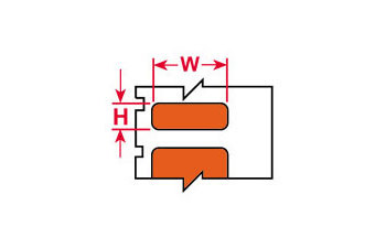 Picture of Brady Orange Polyimide Thermal Transfer ECL-111-652 Die-Cut Thermal Transfer Printer Label Roll (Main product image)