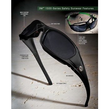3M Safety Sunwear Standard Safety Glasses 65892