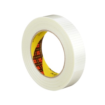 3M Scotch 7100060891 Clear Filament Strapping Tape - 36 mm Width x 55 m Length - 5.7 mil Thick - 99456