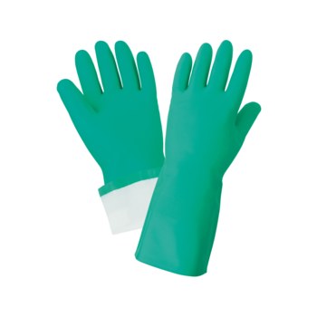 Global Glove 515F Green 11 Nitrile Work Gloves - 515F/11