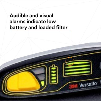 3M Versaflo TR-800-PSK PAPR Assembly Kit - Assembly with Headpiece - Belt-Mounted - 6 to 10 hr Li-Ion Battery