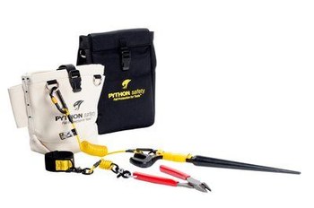 3M DBI-SALA Fall Protection for Tools 1500132 White Duck Canvas Tool Pouch - 852684-93254