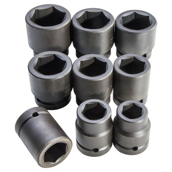 Proto J76109 6 Point Impact Socket Set - 1 in Drive - 12525