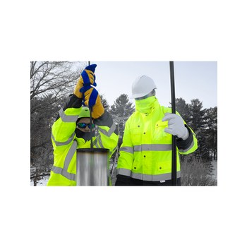 Bullhead Safety High-Visibility Yellow/Green Fleece High-Visibility Thermal Neck Gaiter - 10.25 in Height - 810033-29368