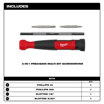 Milwaukee screwdriver multi online bit