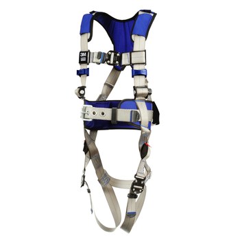 DBI-SALA ExoFit X100 Construction Body Harness 70804533142, Size Large, Gray - 18338