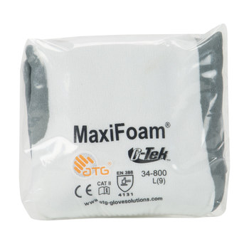 PIP MaxiFoam Premium 34-800V Work Gloves 34-800V, XXS, Size XXS, White