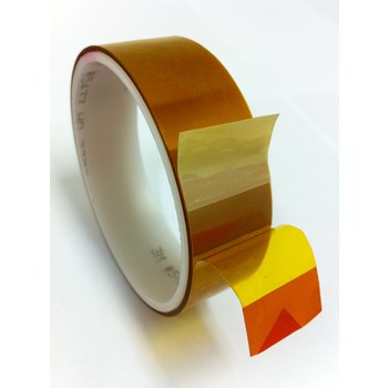 3M 5433 Amber Static Control Tape - 2 in Width x 108 yd Length - 2.7 mil Thick - 05713
