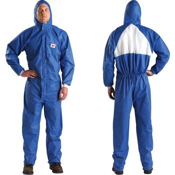 3M Disposable General Purpose & Work Coveralls 49801 - Size Large - Blue