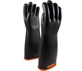 PIP Novax 155 4 18 Work Gloves 155 4 18 10 Size 10 Rubber Black Orange RSHughes