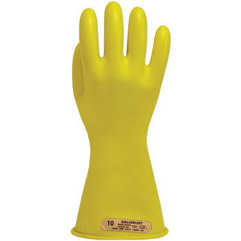 Salisbury Class 00 Low-Voltage Lineman Gloves E0014Y,7, Size 7