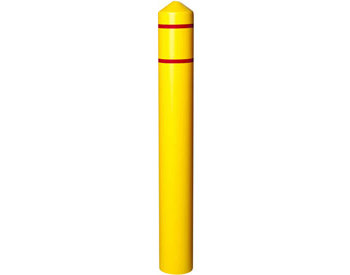 Picture of Eagle 1735YRS Yellow / Red HDPE Post Sleeve (Main product image)