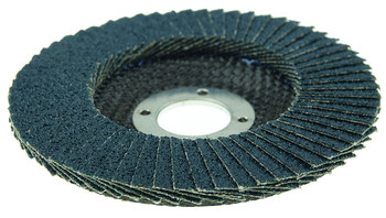Weiler Wolverine Type 27 Flap Disc 31402 - Zirconium - 4-1/2 in - 40 - Coarse