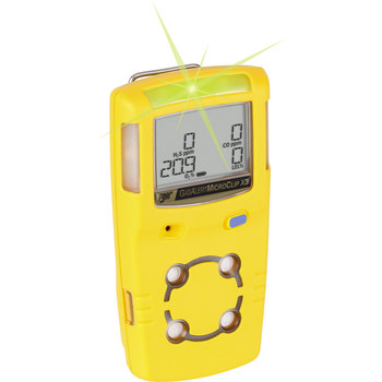 Picture of BW Technologies GasAlertMicroClip X3 Yellow Multi-Gas Monitor (Main product image)