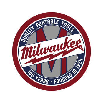 Milwaukee 1924 Black/Gray Universal Cotton/Polyester Trucker Hat - 045242-23562