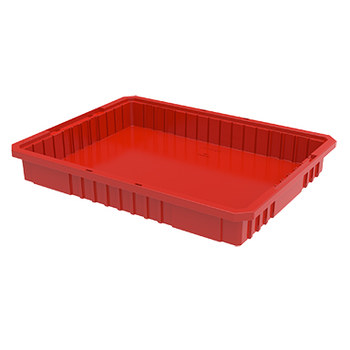 Picture of Akro-Mils 33223 Akro-Grid 0.47 ft, 3.5 gal 30 lb Red Industrial Grade Polymer Dividable Grid Container (Main product image)