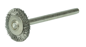 Weiler 99554 Wheel Brush - 5/8 in Dia - Crimped Stainless Steel Bristle