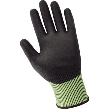 Global Glove Samurai Glove Hi-Vis Yellow X-Small Cut-Resistant Gloves - ANSI A3 Cut Resistance - Polyurethane Palm & Fingers Coating - PUG-915-6(XS)
