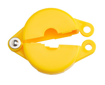 Picture of Brady Yellow Polypropylene Gate Valve Lockout (Main product image)