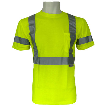 Picture of Global Glove Frogwear GLO-018 Lime Medium Polyester High-Visibility Vest (Main product image)