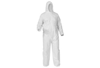 Picture of Ansell KleenGuard A35 White 4XL Microporous Film Laminate Disposable General Purpose & Work Coveralls (Main product image)