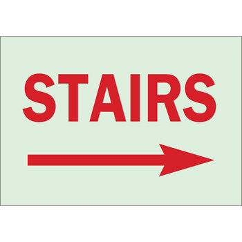 Picture of Brady Bradyglo B-324 Polyester Rectangle Green English Safety Awareness Sign part number 80256 (Main product image)