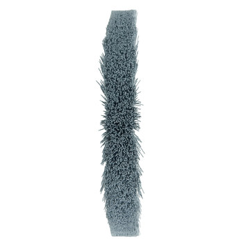 Weiler Nylox 85156 Wheel Brush - 12 in Dia - Crimped Nylon Bristle