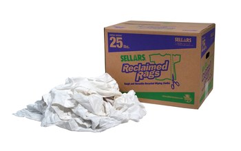 Picture of Sellars 99209 White Cotton Reclaimed Rags (Main product image)