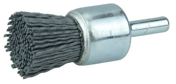 Weiler Nylox Nylon Cup Brush - Shank Attachment - 3/4 in Diameter - 0.035 in Bristle Diameter - End Style: Standard - 10153