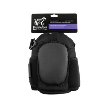 Global Glove FrogWear Knee Pad KP111G - Size One Size Fits All - Black - 02641