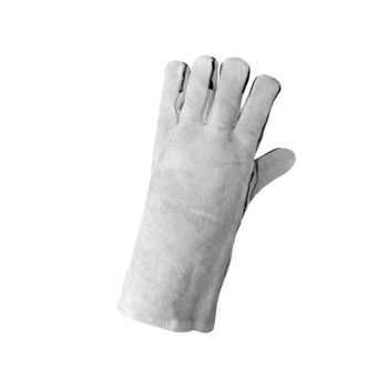 Global Glove 1200GE Gray Large Split Welding Glove - Wing Thumb - 1200GE/LG
