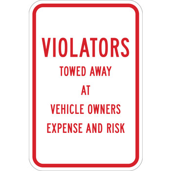 Picture of Brady B-555 Aluminum Rectangle White English Parking Restriction, Permission & Information Sign part number 124314 (Main product image)