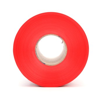 3M Scotch 368 Warning Tape 57773, 6 in x 1000 ft, Red | RSHughes.com