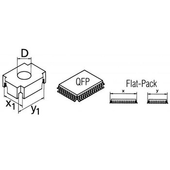 Picture of Weller - T0058741805 Desoldering Head Adapter (Main product image)