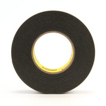 Pack-n-Tape  3M 226 Scotch Solvent Resistant Masking Tape Black, 1 in x 60  yd 10.0 mil, 36 per case Bulk - Pack-n-Tape
