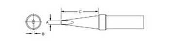 Picture of Weller - PTD6 Screwdriver Tip (Main product image)