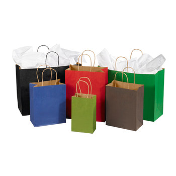 Picture of SHP-3915 Tinted Shopping Bags. (Main product image)