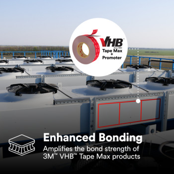 3M VHB Max 7100363048 Promoter Transparent Liquid Can - For Use With 3M VHB Tape Max series - 75934 - 1/2 pint Net Weight