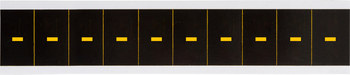 Picture of Brady Yellow on Black Indoor / Outdoor Vinyl 7890-DSH Punctuation Label (Main product image)