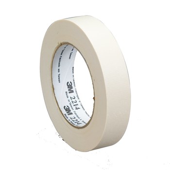 3M 2214 Tan General Purpose Masking Tape, 36 mm (1 3/8 in) Width x 55 m  Length