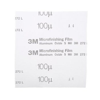 3M 272L Microfinishing Belt 86940 - 52 in x 103 in - Aluminum Oxide - 100 μ