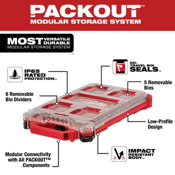 Milwaukee PACKOUT Compact Organizer | RSHughes.com