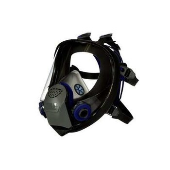 3M Ultimate FX FF-400 FF-401 Full Mask Facepiece Respirator Size Small, Black/Blue, Suspension |