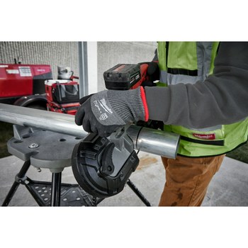 Milwaukee Gray/Black 3XL Latex Insulated Cut-Resistant Glove - ANSI Cut Level 5 Cut Resistance - Acrylic Terry Insulation - 48-73-7954