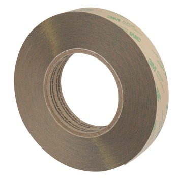 3M 468MP Clear Transfer Tape - 1 in Width x 60 yd Length - 5.2 mil Thick - Polycoated Kraft Paper Liner - 19337