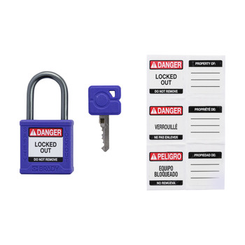 Brady Velocity Safety Padlock Lockout Tagout 177267 - 63097