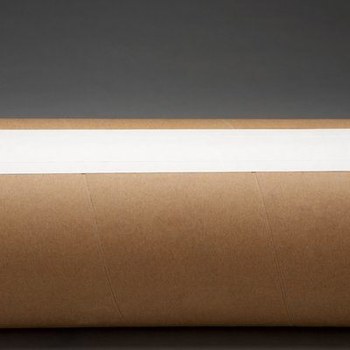 3M R3287 White Splicing Tape - 24 mm Width x 165 m Length - 5.5 mil Thick - Kraft Paper Liner - 17607
